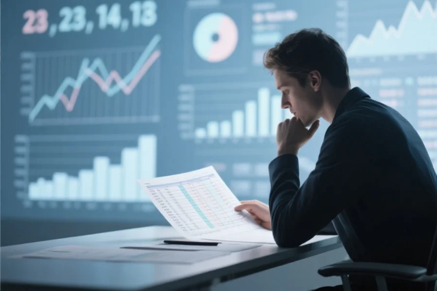 专注分析数字模式的人